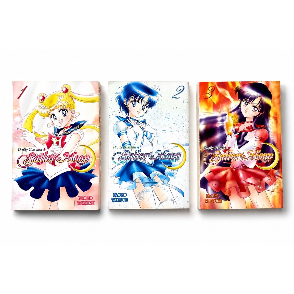 Sailor Moon Manga Lot Volumes 1 2 3 Tokyopop English Naoko Takeuchi